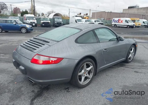 2005 Porsche 911 Carrera из США, поврежденный, VIN WP0AA29985S716414